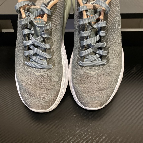 Hoka One One Womens Mach 3 1106480 LSF Gray Running Athletic Shoes Sneakers Sz 7 - Picture 5 of 8